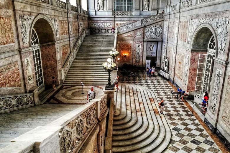 L'intérieur du Palais royal de Naples